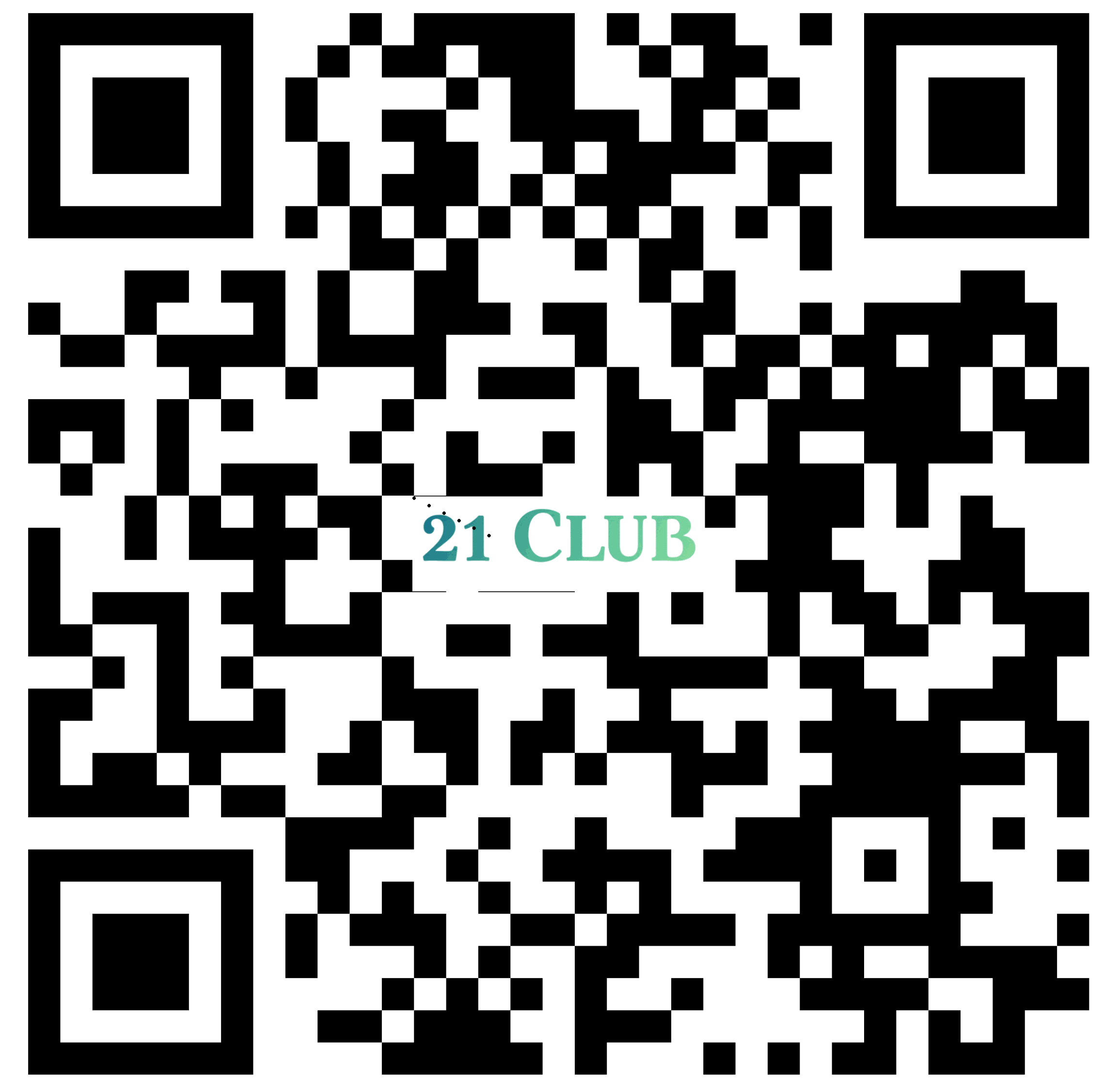 Scan to download 21 Club
